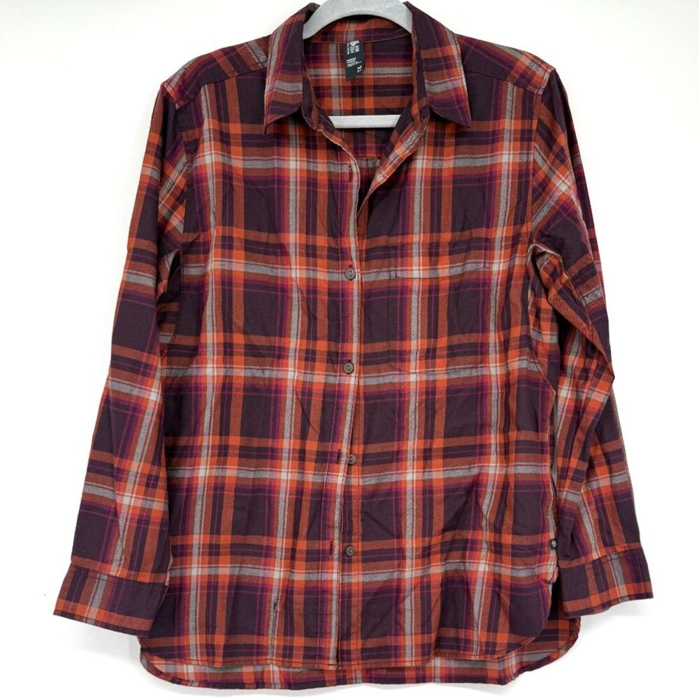 Mountain Hardwear Womens Flannel Button Down SIze M